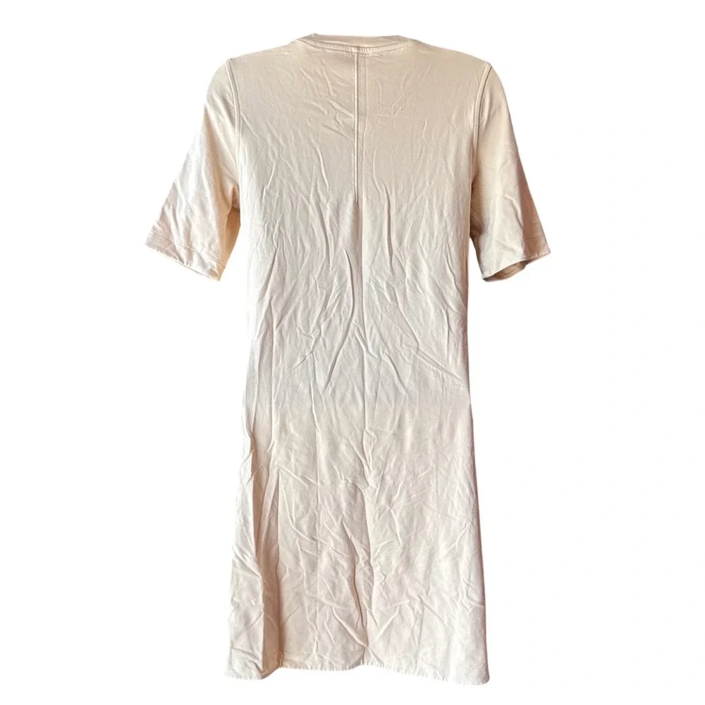 Lululemon Cotton Wrap-Front T-Shirt Dress Prosecco Beige Size‎ 4
